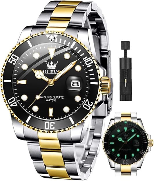 Ceas Oyster Master, 40mm, otel inoxidabil, cadran fluorescent, cristal (Bărbătesc)