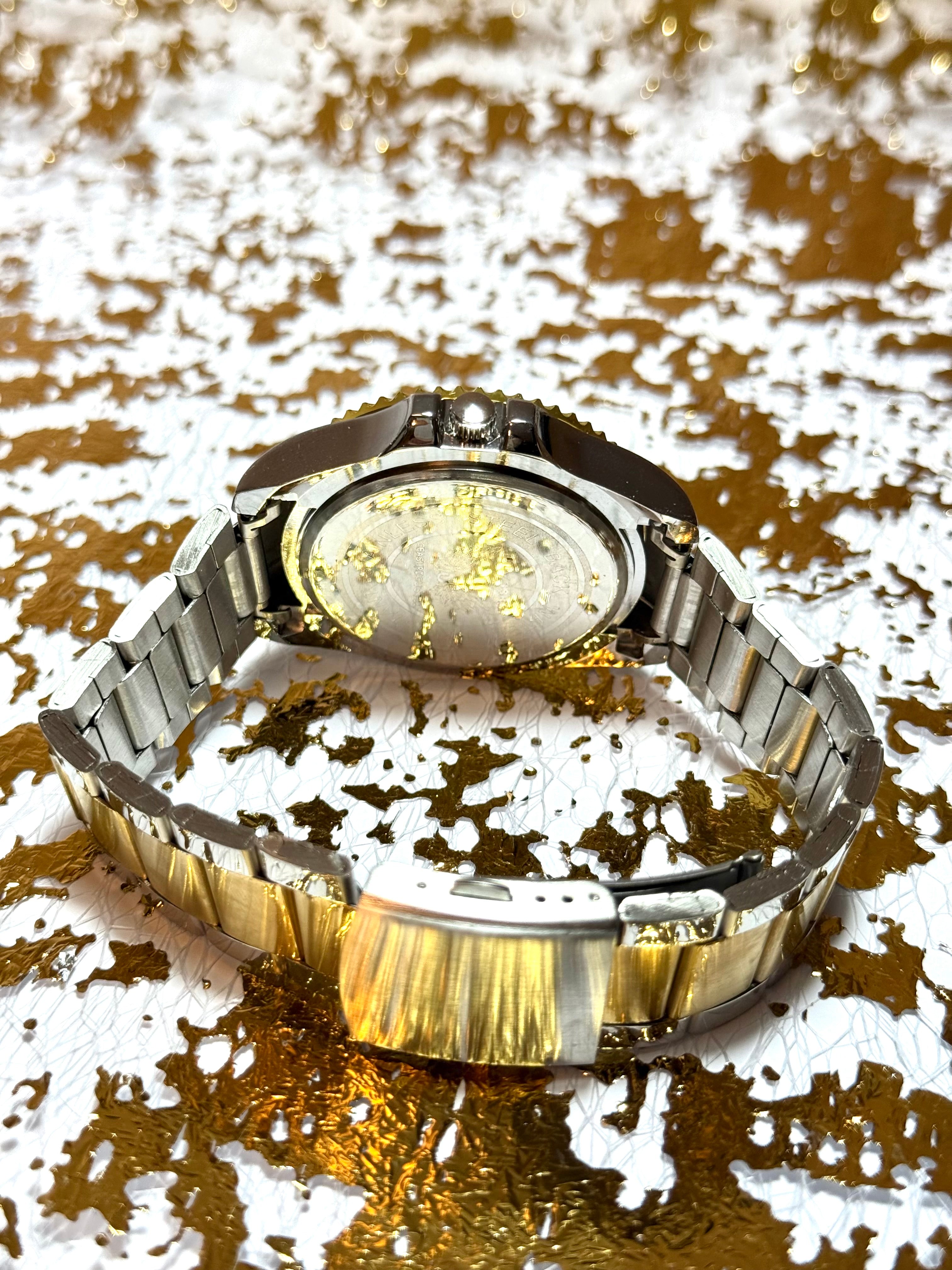 Ceas Sea Master, 40mm, otel inoxidabil, cadran fluorescent, cristal (Bărbătesc)