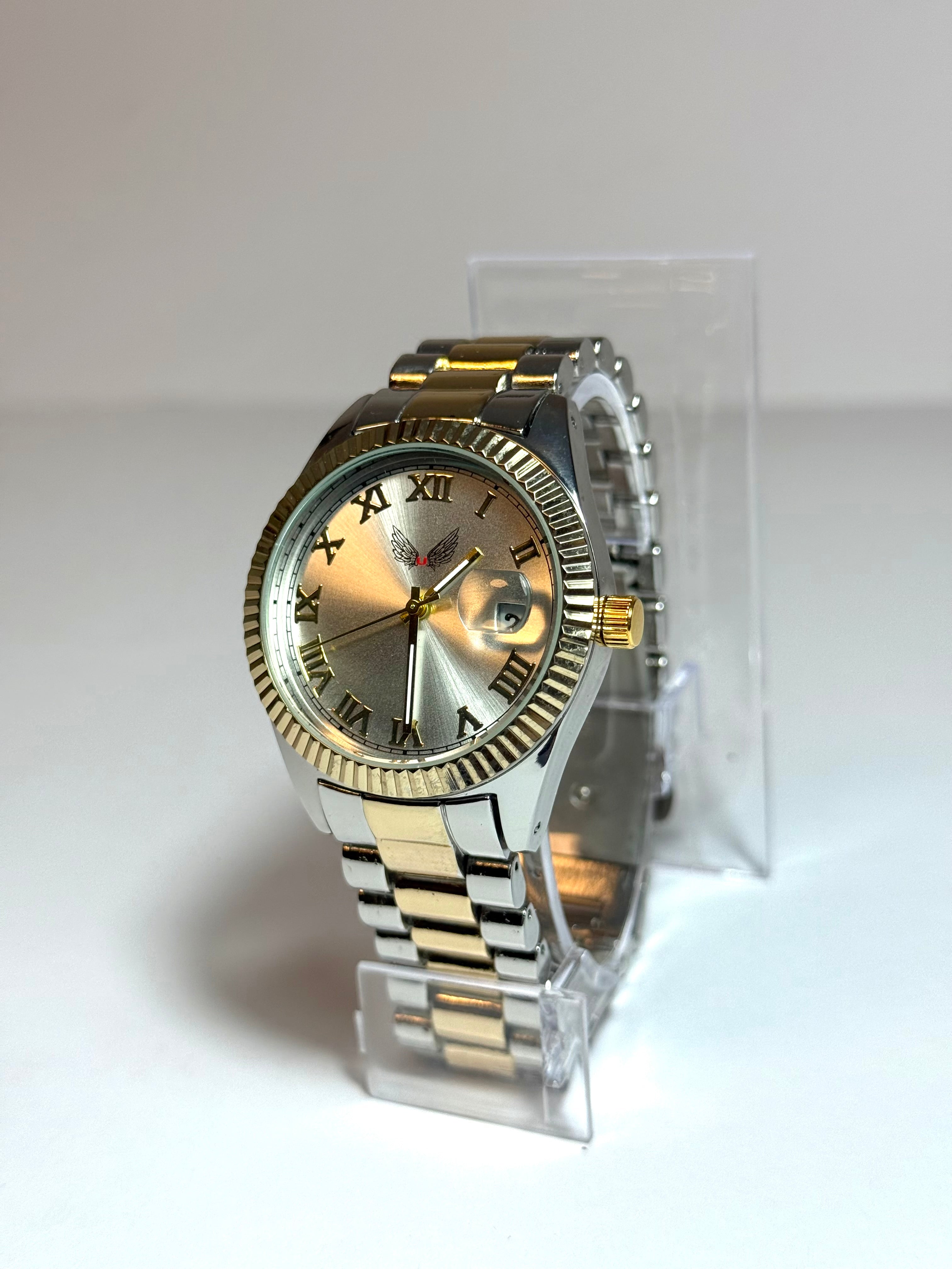 Ceas Rose Éclat, otel inoxidabil, cadran fluorescent, cristal (damă)